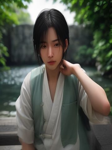 佐伯ゆきな个人写真形象图，清丽气质，日系写真偶像典型风格，柔和自然光线，画面干净简洁