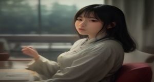 写真集收藏文化专题报道配图，书架上整齐排列的日系写真集，温暖书房氛围